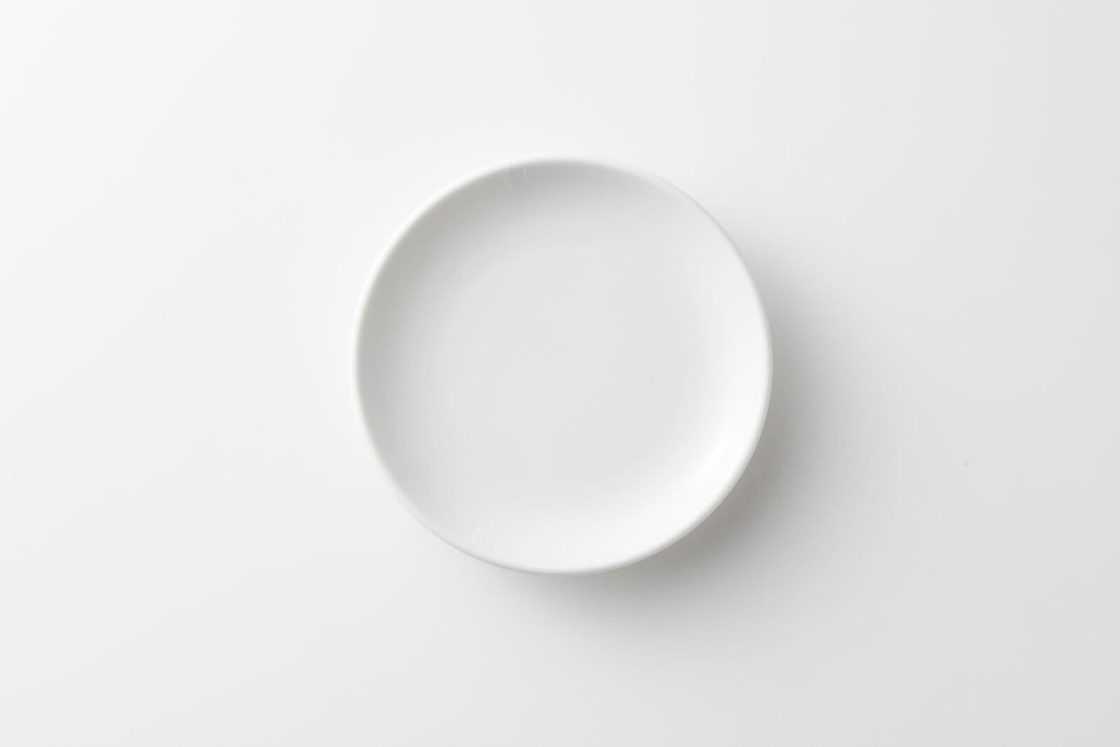 食器 - 洋食器 白小皿（餃子・取り皿） - 直径 13cm