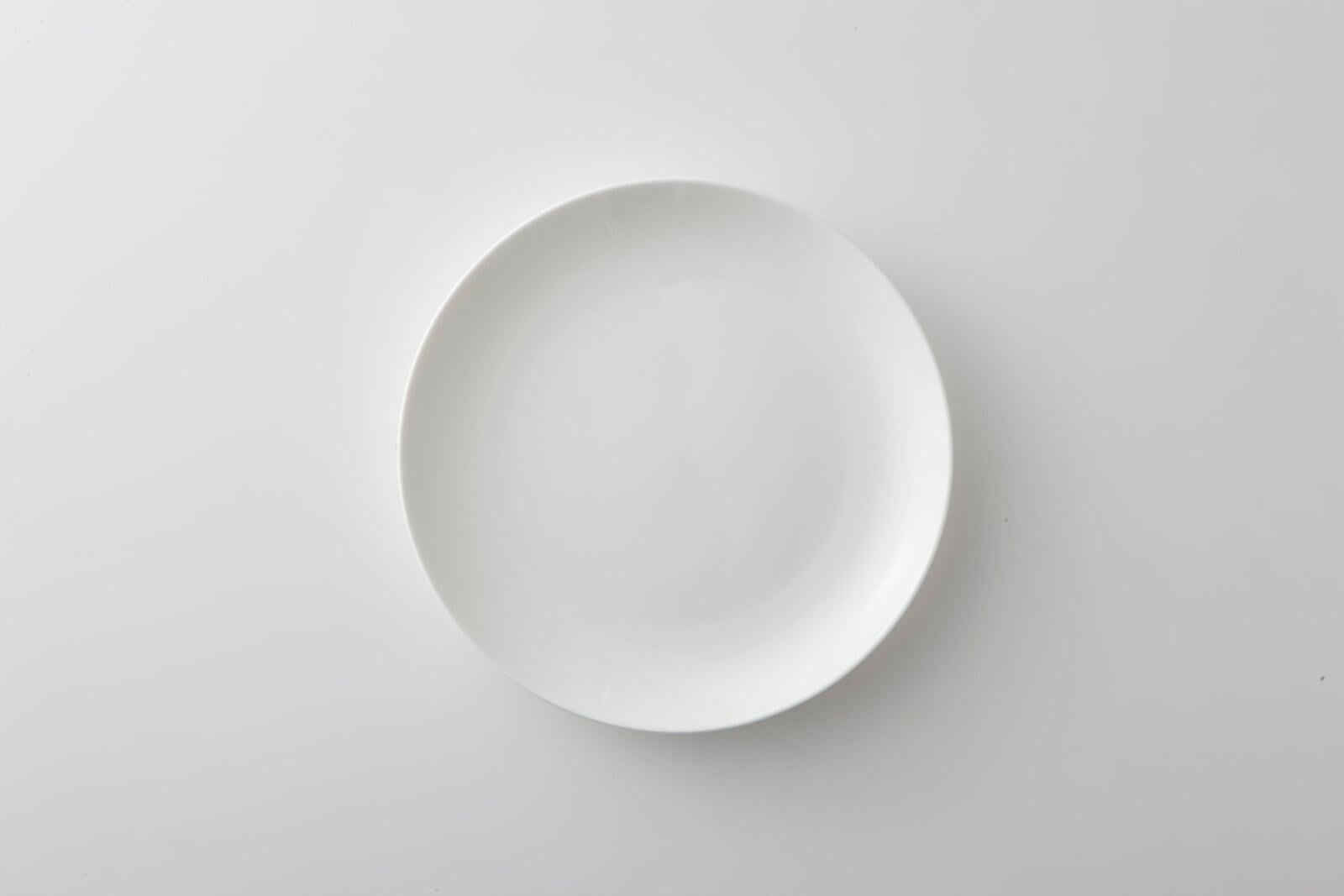 食器 - 洋食器 白 平皿 （平ら）直径18cm