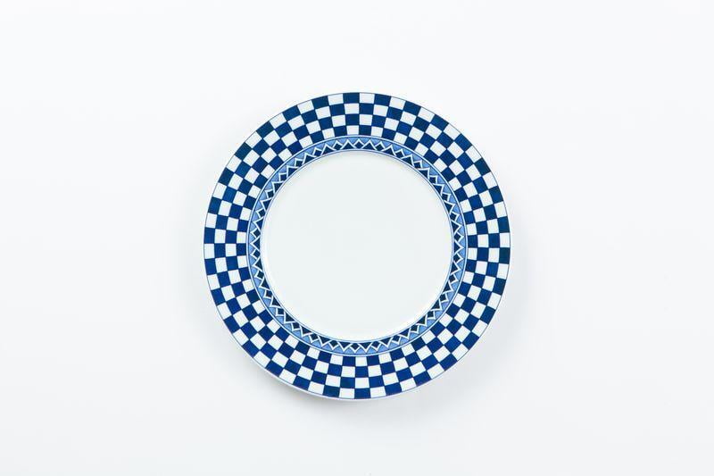 食器 - 和食器洋食器 インテリ食器 有田焼 升目柄 平皿 直径28cm