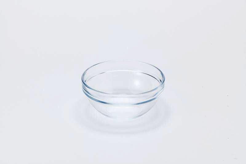 ボール - ガラスボール ガラスカップ 小皿 スタッキング収納 直径12cm 高さ5cm