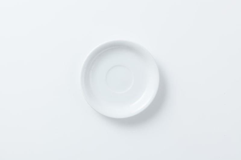 食器 - 洋食器 平皿 丸形 白地 カップソーサー 直径14cm