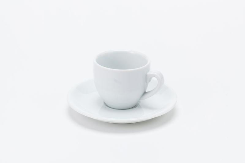 食器 - 洋食器 デミカップ＆ソース 白地 厚め 直径12cm 高さ 7cm Tognana