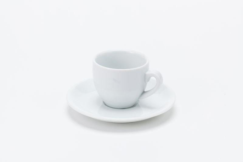 食器 - 洋食器 デミカップ&ソース 白地 厚め 直径12cm 高さ 7cm Tognana