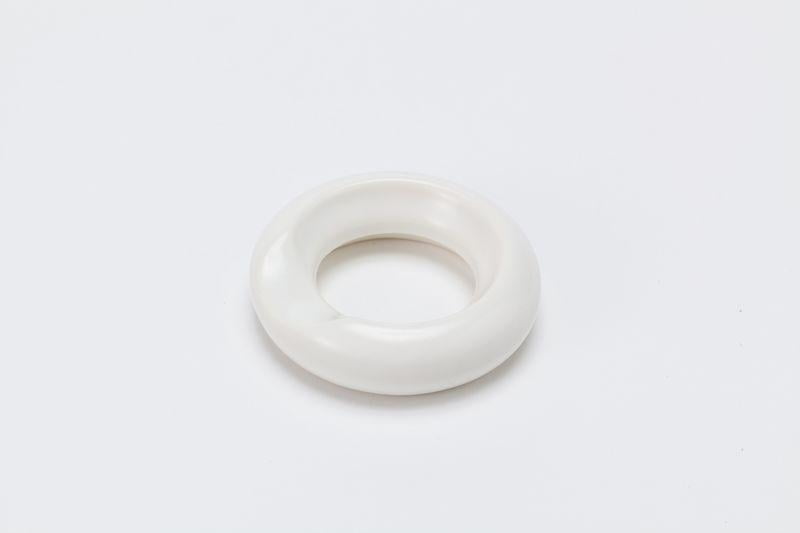 食器小物 - 箸置き 白 輪っか 直径5cm 和食器