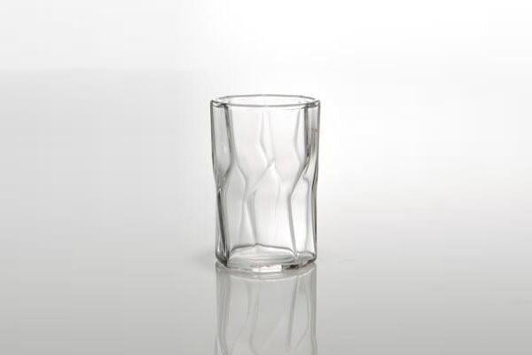 グラス - 八角形 ひねり柄 直径直径5cm 高さ8cm