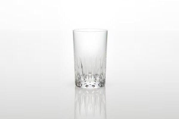 グラス - 円柱 下切子形式 直径6cm 高さ9cm