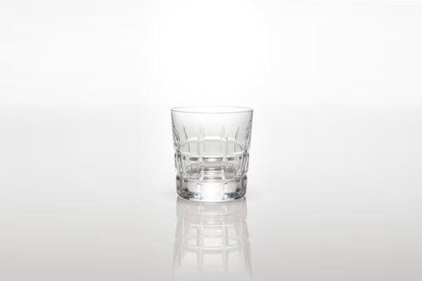 グラス - タンブラー 切子（格子） 直径8cm 高さ8.5cm 旧：0259