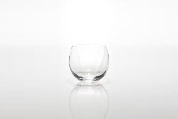 グラス - ワイングラス 球形 足なし 直径8cm 高さ9cm 旧：0264