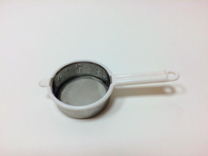 調理器具 - 茶こし/茶漉し（プラスチック白）長さ14.5cm